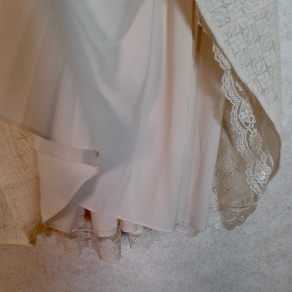 NWT Free People Victoria Ivory Lace&Embroidery Cinderella Mini Dress,Lining Sz2 - Picture 11 of 12